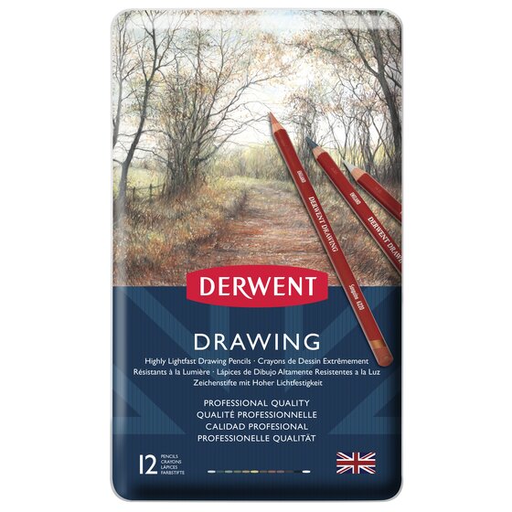 LAPICES DE COLOR DERWENT ( DRAWING ) X 12