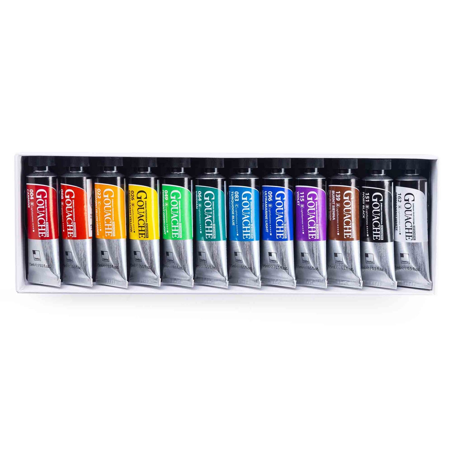 DESIGNERS GOUACHE PROFESIONAL X12 de ‘SHINHAN’ – Caja x12