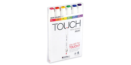 TOUCH TWIN X 6 BRUSH MARKER SET [Main Color]