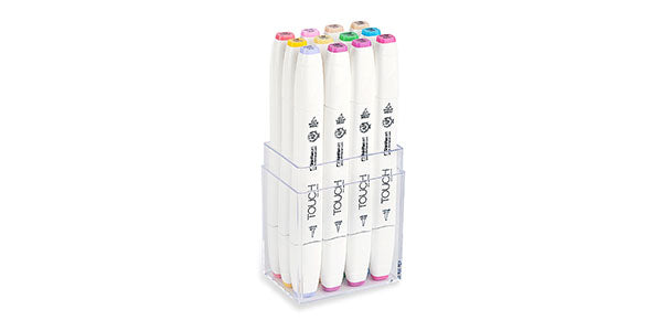 TOUCH TWIN X 12 BRUSH MARKER SET [Pastel Color]